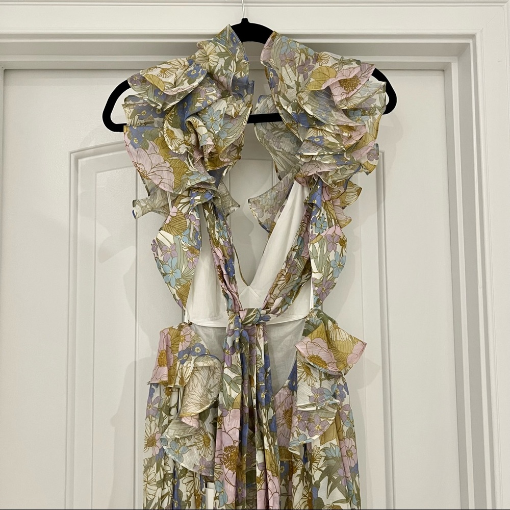 Floral Ruffle Maxi Dress - Picture 16 of 16